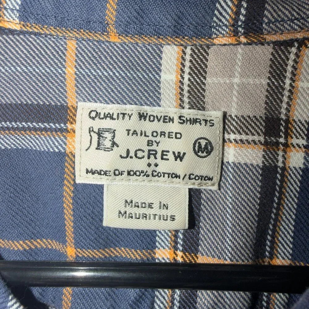 J.Crew Men’s Button Up Shirt Size Medium Long Sleeve Plaid
